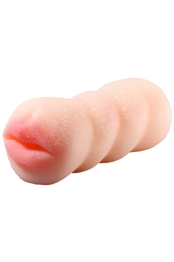 Masturbator pentru stimularea sexului oral, din silicon, Nude TOY341A-1500