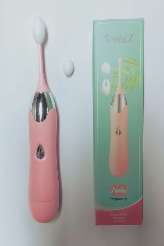 Vibrator pentru stimularea clitorisului cu 2 accesorii si multiple moduri de vibratie, Roz, TOY357-5