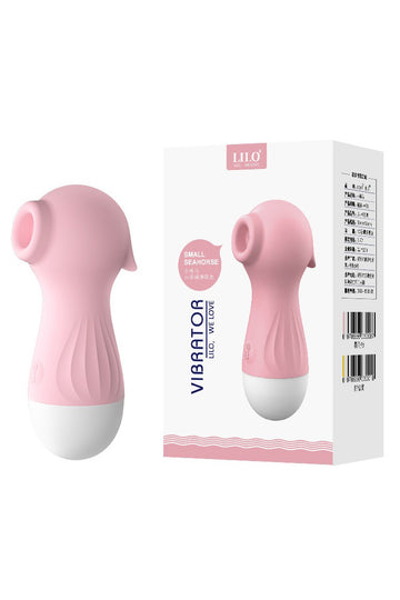 Vibrator Clitoridian Dual cu Sucțiune și Vibrație, Tehnologie Air-Pulse, Design Ergonomic, Silicon Medical, Reîncărcabil USB, Roz, TOY368-5