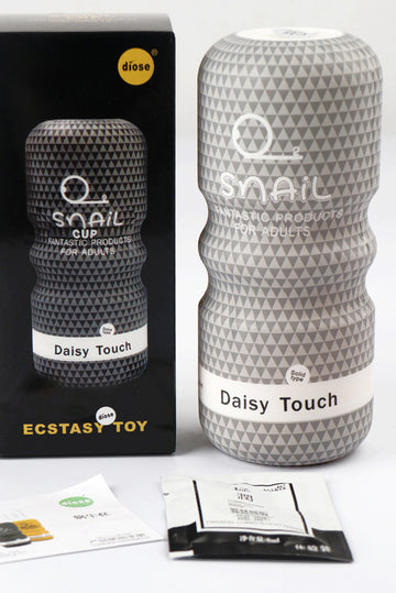 Masturbator vaginal pentru barbati  din silicon, Gri, TOY407-18