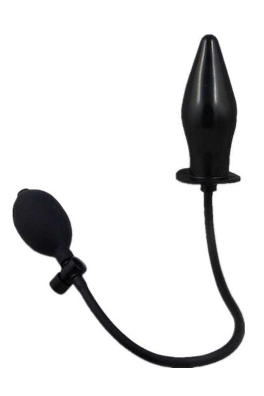 Dop anal cu pompa manuala pentru umflare, Negru, TOY411-1