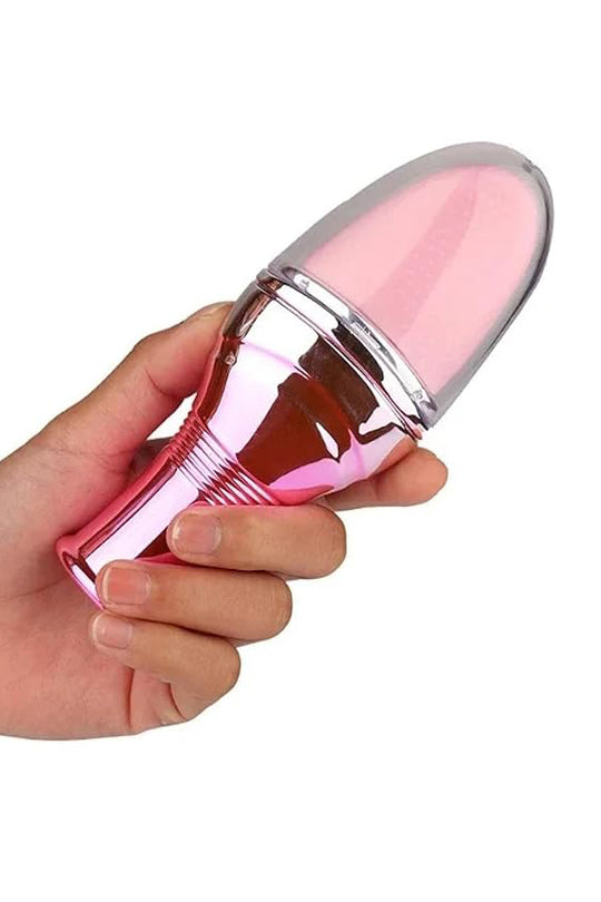 Vibrator tip limba pentru stimulare clitoridiana, Roz, TOY446-5