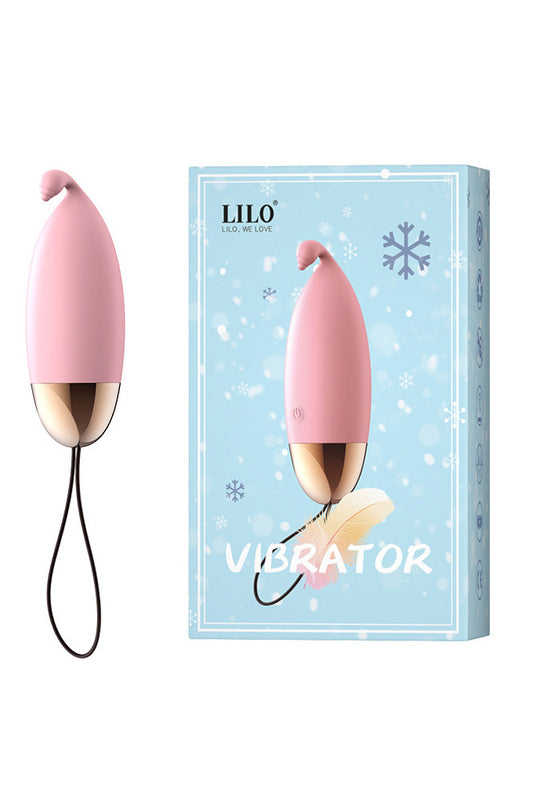 Vibrator tip Ou si Fluture din Silicon, Reincarcabil USB, 10 Moduri de Vibratie, Roz, TOY468-5