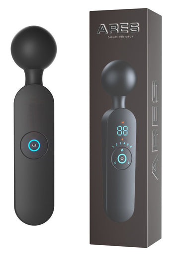 Vibrator Magic Wand Profesional, Silicon Catifelat, Cap Flexibil, 10 Moduri de Vibrație, Reîncărcabil USB, Negru, TOY481-1