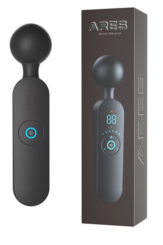Vibrator Magic Wand Profesional, Silicon Catifelat, Cap Flexibil, 10 Moduri de Vibrație, Reîncărcabil USB, Negru, TOY481-1