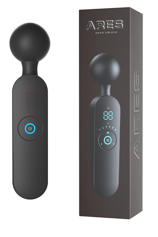 Vibrator Magic Wand Profesional, Silicon Catifelat, Cap Flexibil, 10 Moduri de Vibrație, Reîncărcabil USB, Negru, TOY481-1