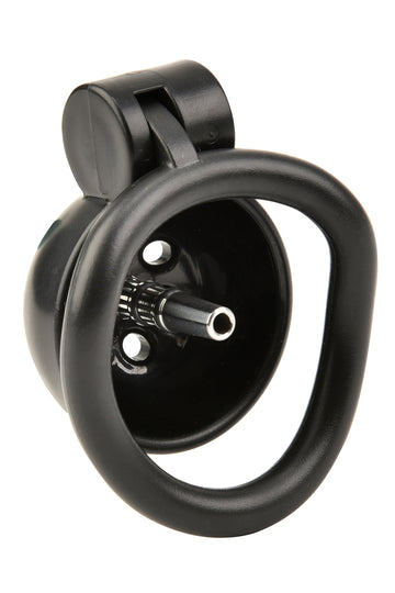 Cusca de castitate pentru barbati cu 5 inele de dimensiuni diferite, Negru, TOY519-1