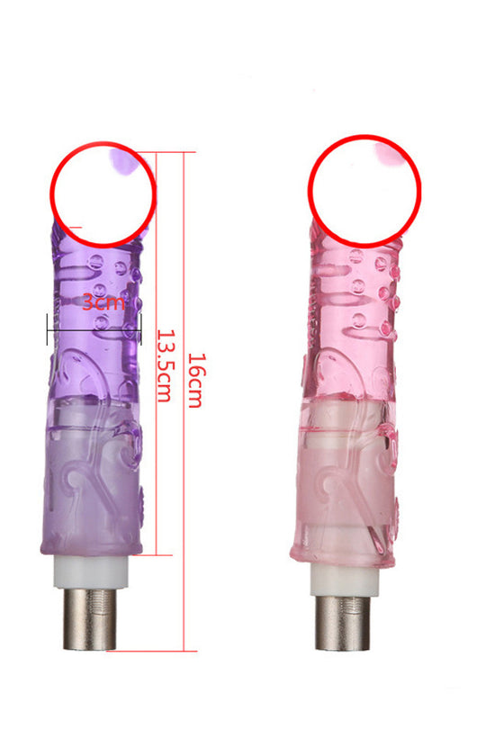 Accesoriu Dildo Realistic pentru Mașina de Sex, Detalii Anatomice, Silicon Premium, Compatibilitate Universală, Roz, TOY600B-5