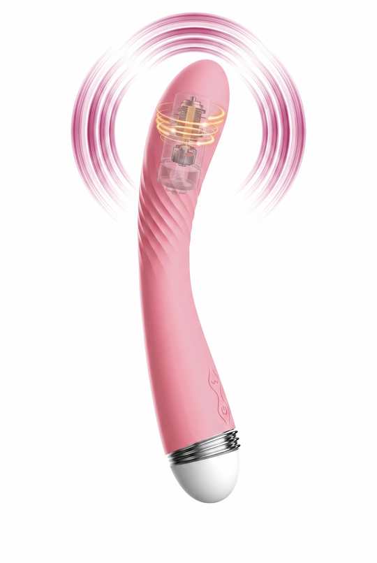 VibeGlow Elegance – Stimulare Anatomică și Relaxare Personalizată în Design Ergonomic, Roz,  TOY618-5