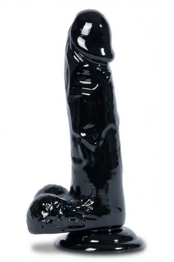 Titan Noir – Dildo Premium Din Silicon Cu Ventuză Puternică, Disponibil În 4 Dimensiuni