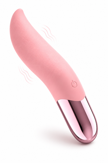 Ruby Flick – Vibrator Cu Formă De Limbă, 10 Moduri De Vibrație, Reîncărcabil USB, Roz, TOY650-5