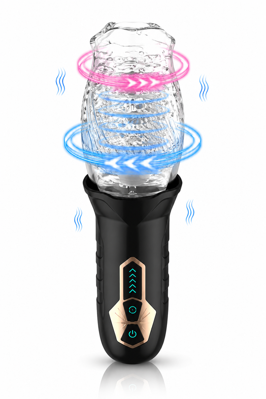 Titan Spin Pro – Masturbator Automat cu Rotire 360°, 6 Moduri de Rotire și 10 Moduri de Vibrație TOY665-1