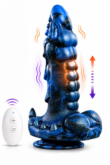 Inferno Flex Pro – Vibrator Premium cu Încălzire, Mișcare Telescopică, Ondulare în Partea Superioară, Vibrații și Telecomandă Wireless, TOY671A-4