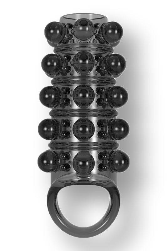 Dragon Grip Pro – Inel Penis Premium Cu Textură 3D Pentru Stimulare Intensă, Negru, TOY675-1