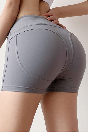 Pantaloni scurti cu aspect mulat model sport A664-18
