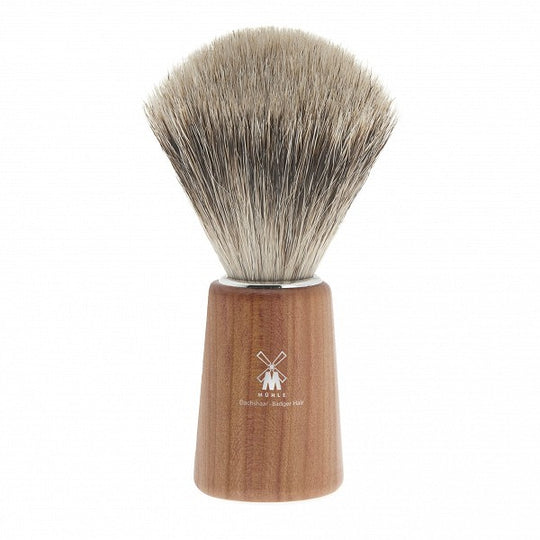 Pamatuf Pure Badger,cu par de bursuc, maner lemn prune - 281H22
