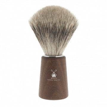 Pamatuf Pure Badger,cu par de bursuc, maner lemn salcam -281H24