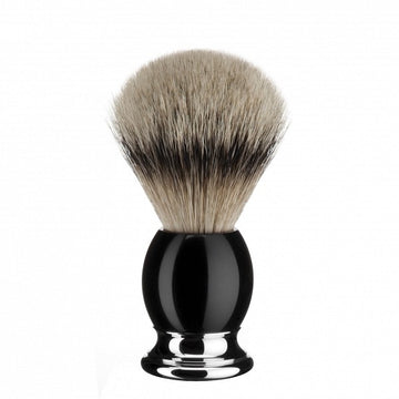 Pamatuf Silvertip Badger,cu par de bursuc, maner rasina premium - 93K44