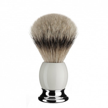 Pamatuf Silvertip Badger,cu par de bursuc, maner portelan - 93P84