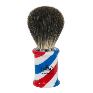 Pamatuf Pure Badger + suport metalic - Omega 6736.Y