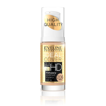Fond de ten Eveline Ideal Cover Full HD Matt Nr. 206 Beige 30 ml