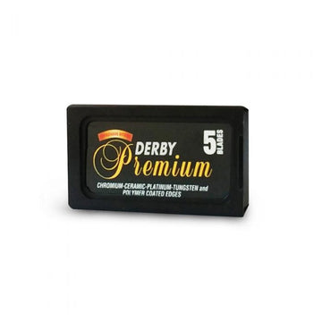 Rezerve lame de ras Derby Premium Black 5 bucati