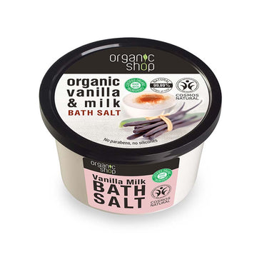 Sare de baie Organic Shop Vanilla Milk 250 ml