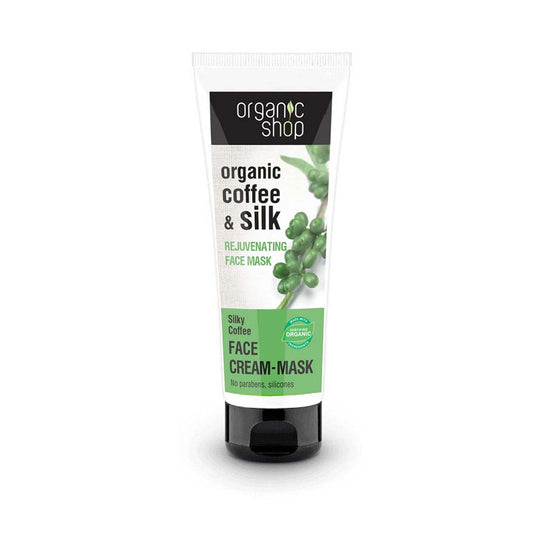 Crema-masca de fata Organic Shop Rejuvenating Silky Coffee 75 ml