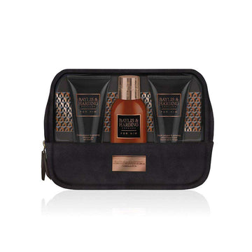 Set cadou 3 piese Baylis&Harding Men’s Black Pepper & Ginseng Wash Bag