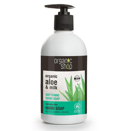 Sapun de maini catifelant Organic Shop Barbados Aloe 500 ml