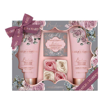 Set cadou Baylis & Harding Boudoire Velvet Rose & Cashmere 4 piese