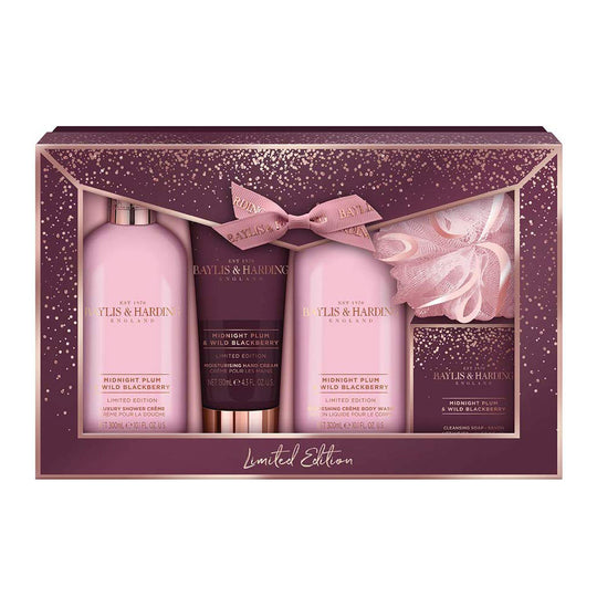 Set cadou Baylis & Harding Midnight Plum & Wild Blackberry 5 piese