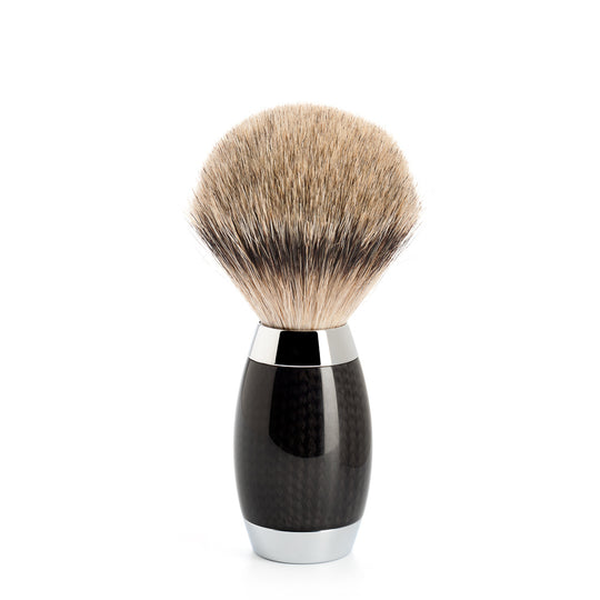 Pamatuf Silvertip Badger cu par de bursuc si maner din fibra de carbon 493 ED 1