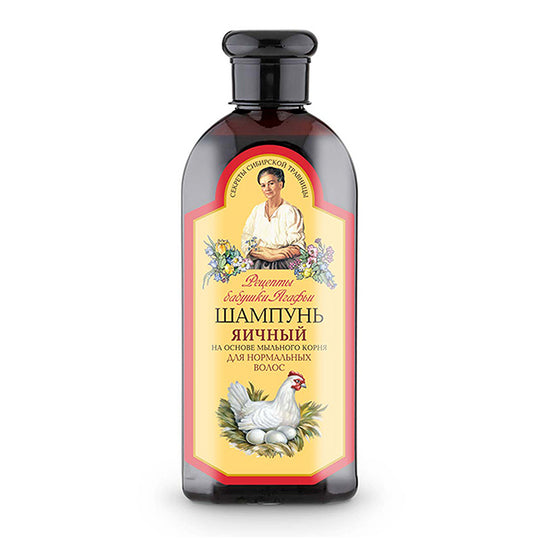 Sampon cu galbenus de ou pentru par normal Agafia 350 ml