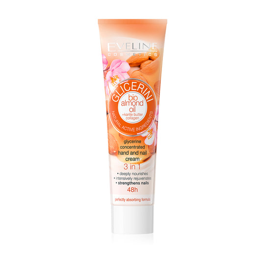Crema Eveline de maini si unghii cu glicerina si migdale 100ml