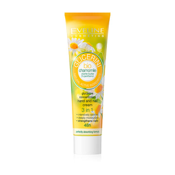Crema Eveline de maini si unghii cu glicerina si musetel 100ml
