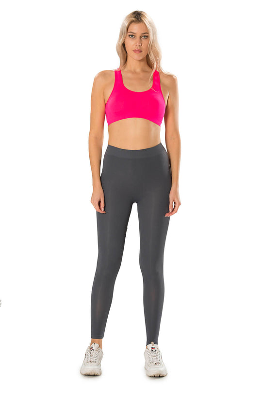 Bustiera sport din material supraelastic cu bustul buretat BRA316-55