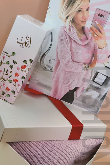 CAD39-5 Cadou - pulover asimetric si parfum