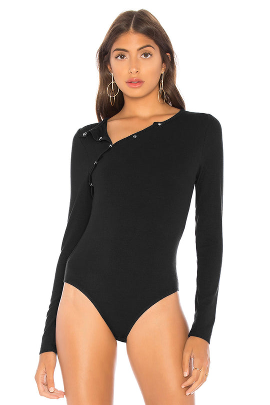 Body cu maneci lungi si decolteu in V G673-1