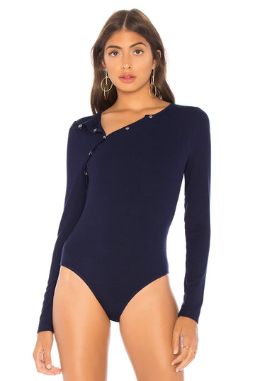 Body cu maneci lungi si decolteu in V G673-4