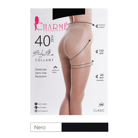 Ciorapi Charme modelatori cu push-up 40/100 DEN GAT65-1