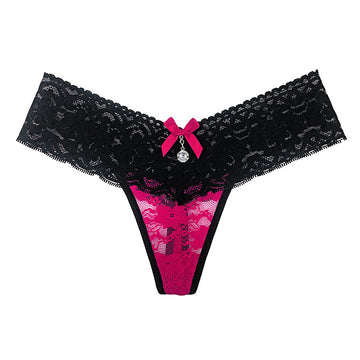 Chilot tanga din dantela si stras GS504-0155