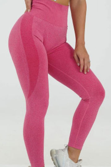 Colanti fitness cu talie inalta si model inserat J719-58