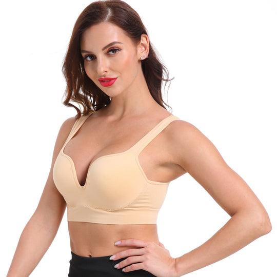 Bustiera sport cu bustul buretat si push-up J720-155