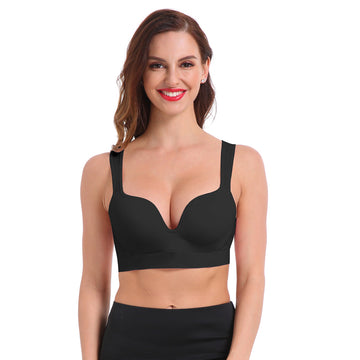 Bustiera sport cu bustul buretat si push-up J720-1