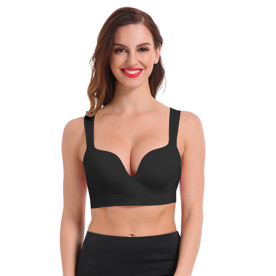 Bustiera sport cu bustul buretat si push-up J720-1