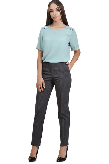 Pantaloni office pe un croi drept K666-181