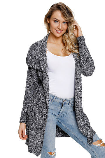 Cardigan calduros cu maneci lungi si doua buzunare M646-18