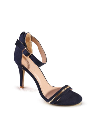 Sandale cu toc din piele intoarsa PDS77-44