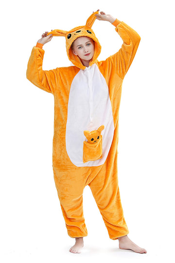 Pijama pufoasa kigurumi model cangur PJM26-1290